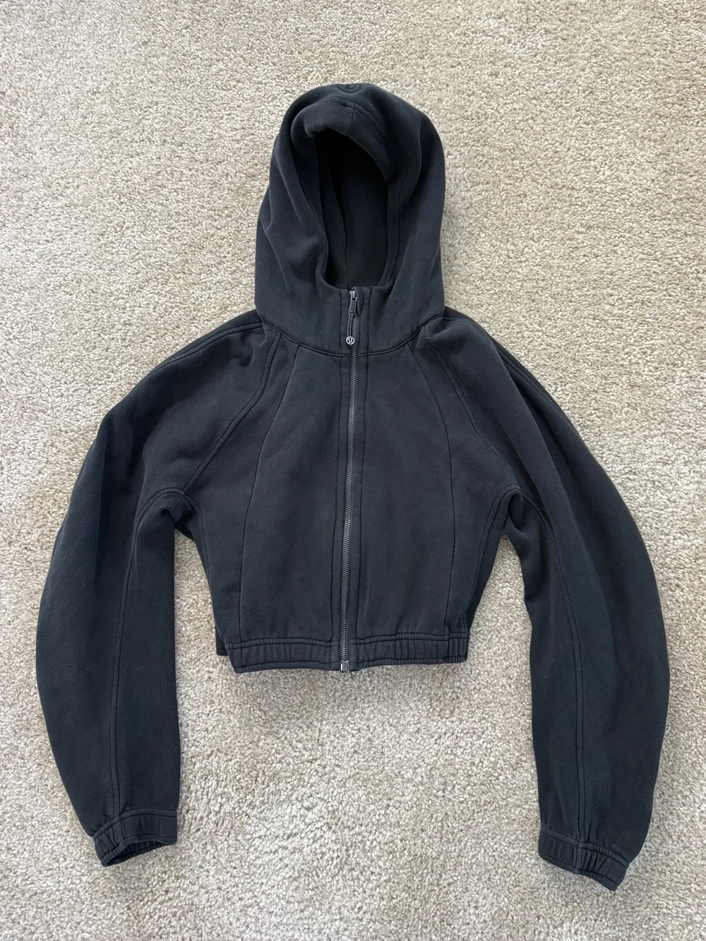 Lululemon Women's Scuba Full-Zip Cropped Hoodie